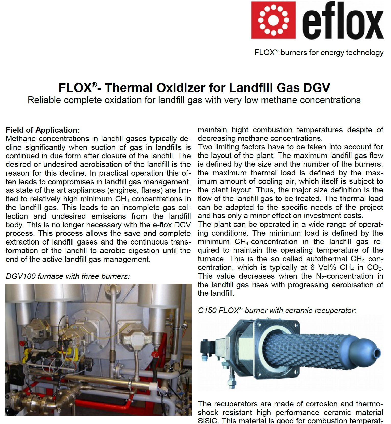 Information leaflet e-flox LFG technology